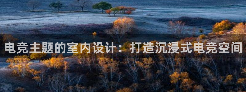 米兰电竞官网下载：电竞主题的室内设计：打造沉浸式电竞空间